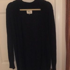 Black cardigan
